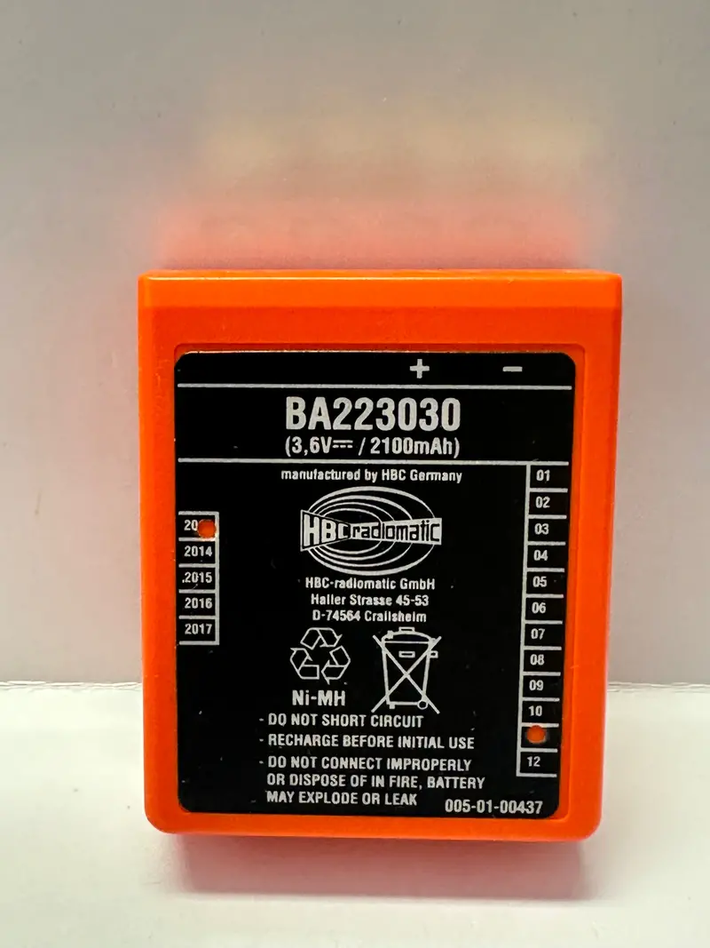 Remote Control Transmitter Battery For Hbc 1