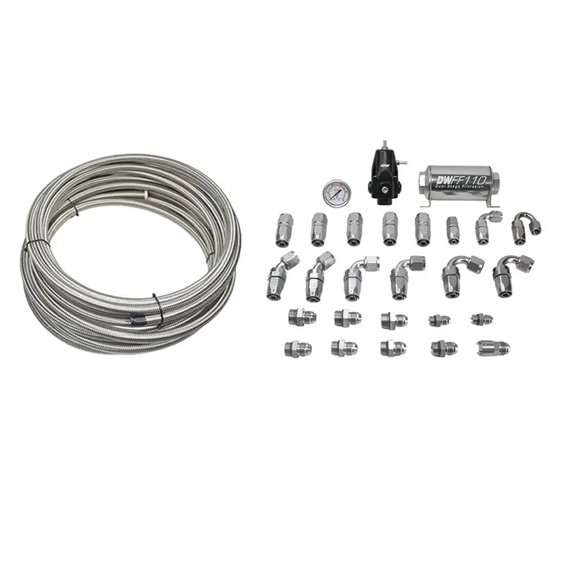 Return Plumbing Kit For 6 Gen Camaro Ss/Zl1, Cts-V3, Ptfe, 8An Feed, 6An Return 1