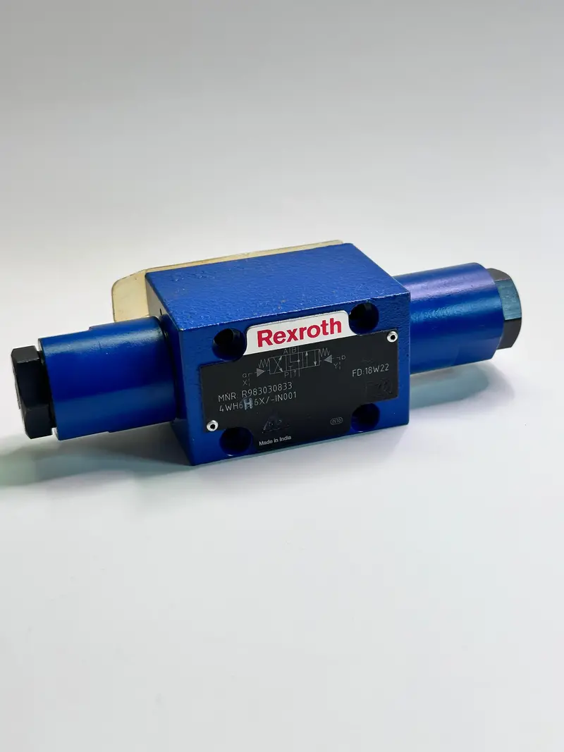 Rexroth R983030833 4Wh6 H 6X-In001 Hydraulic Directional Spool Valve 1