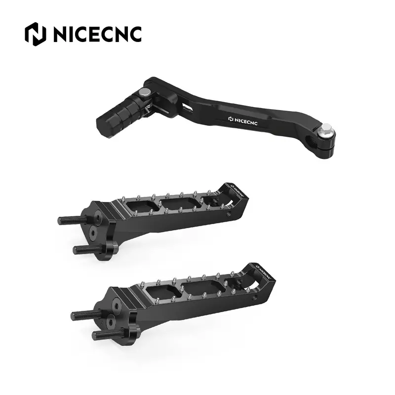 Rider Foot Pegs Rest Pedals + Folding Gear Shift Lever For Honda Trx 450 R / Er 2