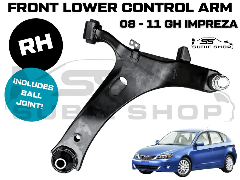 Right Driver Front Lower Control Arm Bush For 08 - 11 Subaru Impreza Ge Gh Na 1