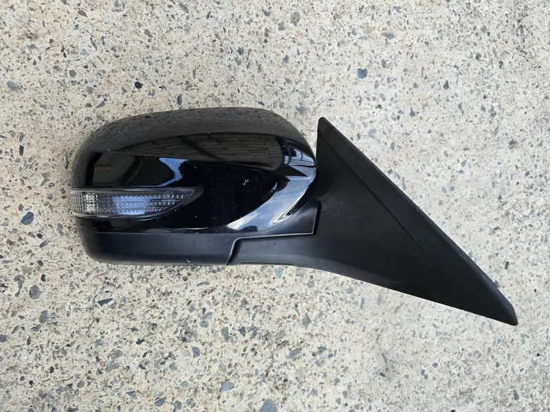 Right Driver Side Rear View Mirror 07 - 14 Subaru Impreza G3 Wrx Sti Black 32J 1