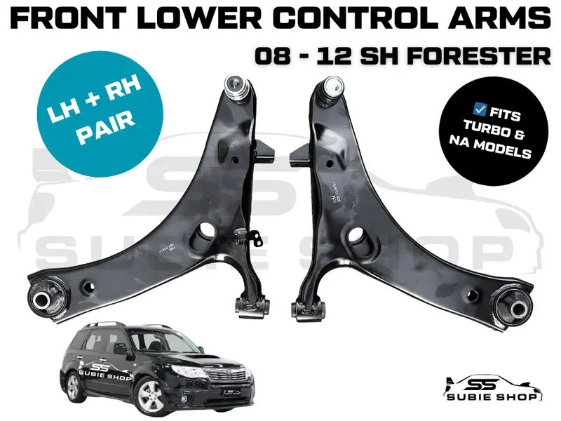 Right Left Front Lower Control Arms Bush For Subaru Forester Sh Xt 2008 - 2012 1