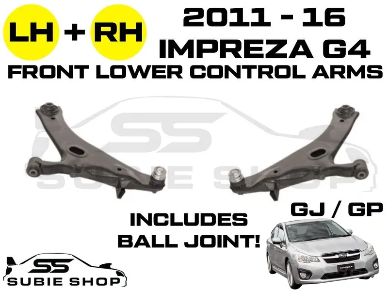 Right Left Front Lower Control Arms Bush For Subaru Impreza G4 Gj Gp 2011 - 2016 1