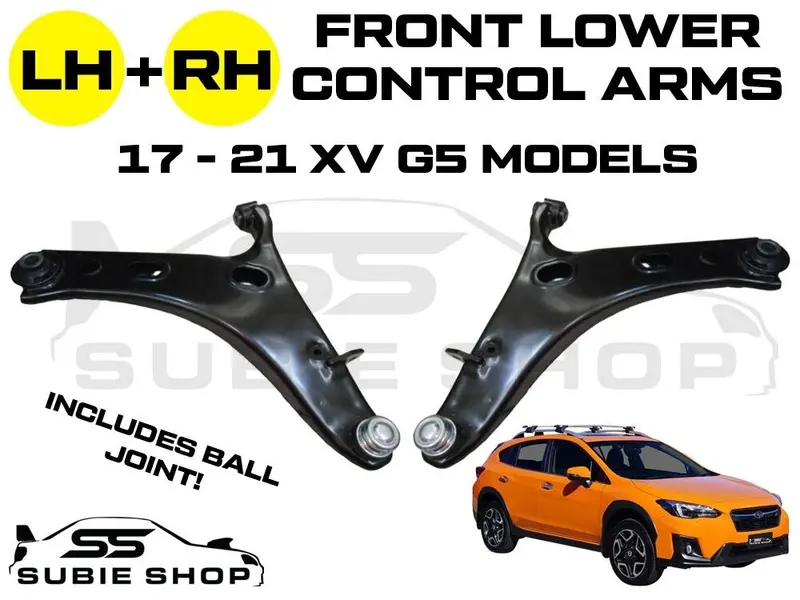 Right Left Front Lower Control Arms Pair Bush Ball Joint For Subaru Xv G5 / Gt 17 -21 1