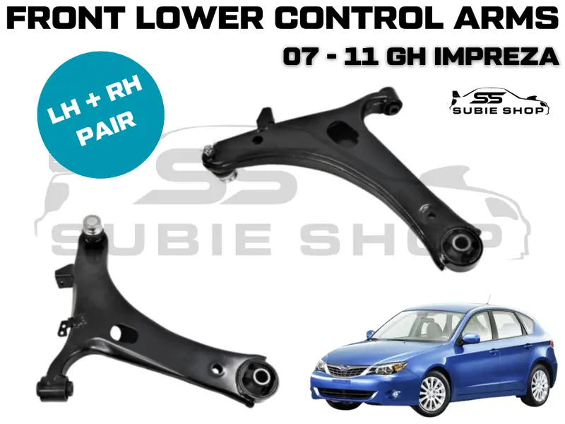 Right Left Pair Front Lower Control Arms Bush For 08 - 11 Subaru Impreza Ge Gh Na 1