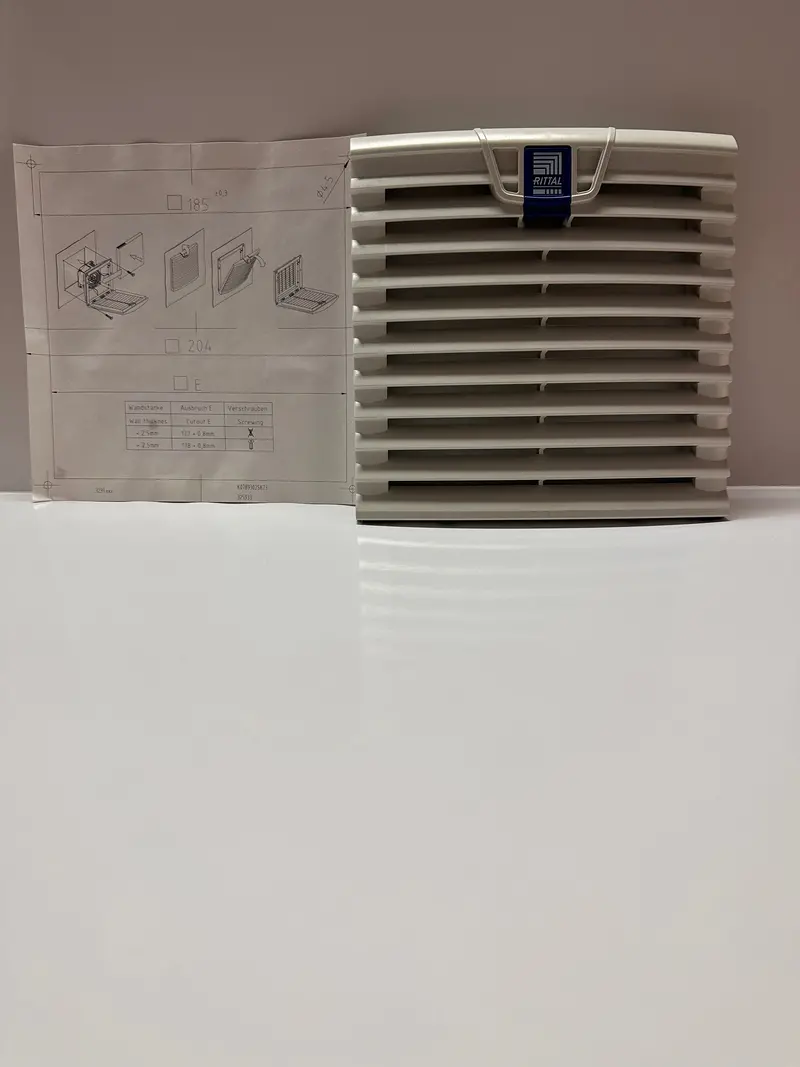 Rittal 3239200 Sk Outlet Filter, Standard 204X204x24mm 1