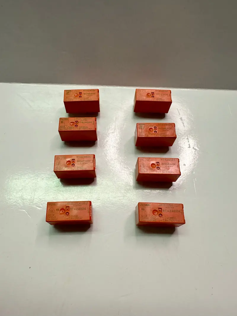 Rt424024 Pcb Mount Power Relay, 8A 24V Dc 1