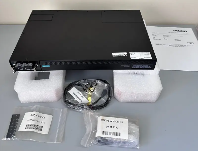 Ruggedcom® Rx1000 Router  Rx1000-F-Rm-Hip-Hip-Xx-Xx-Tx01-Tx01-Ts1-Xxx-Xx 1