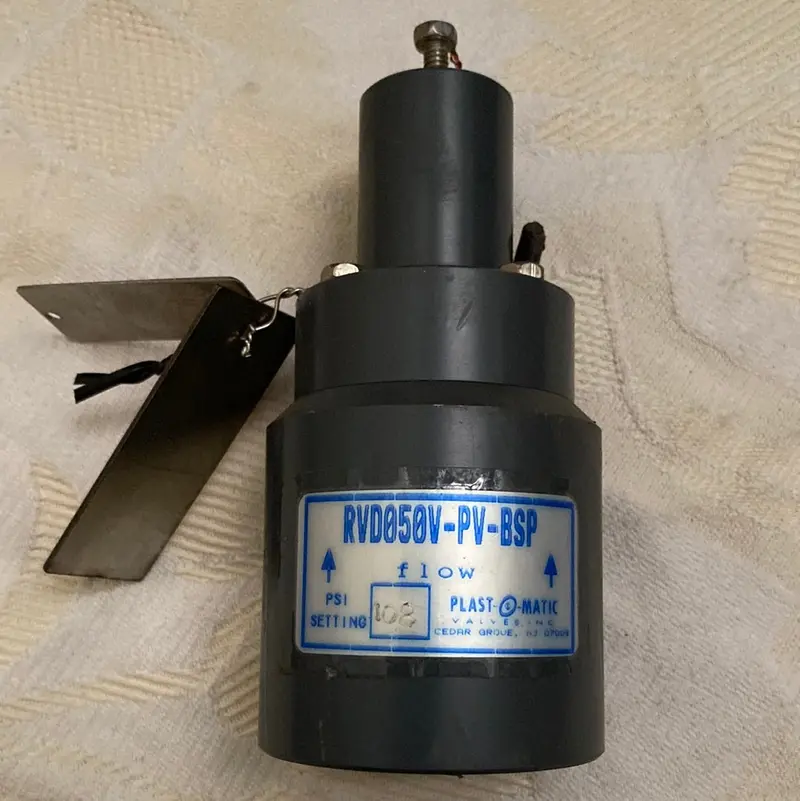 Rvd050v-Pv Bsp Plastomatic 1/2" Pressure Relief Valve 1