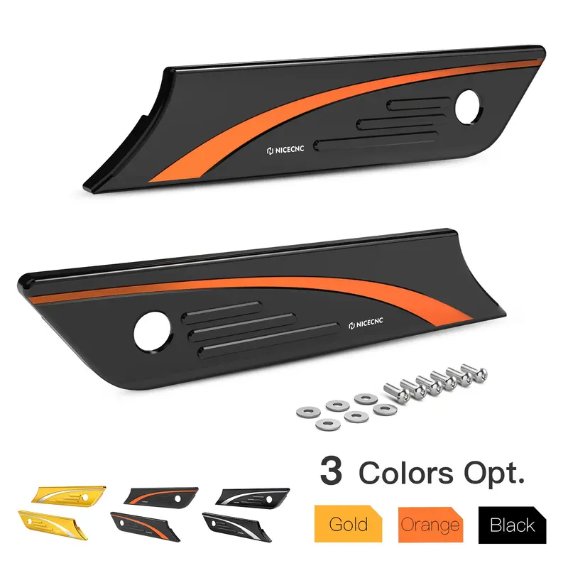 Saddlebag Latch Decorative Covers For Harley Road King Electra Street Glide 1