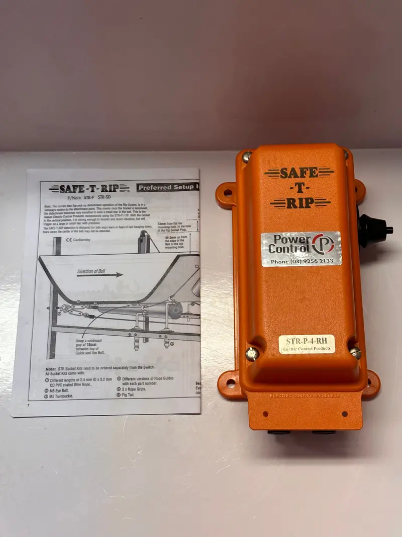 Safe-T-Rip Conveyor Belt Tear Detector P/N: Str-P-4-Rh 1