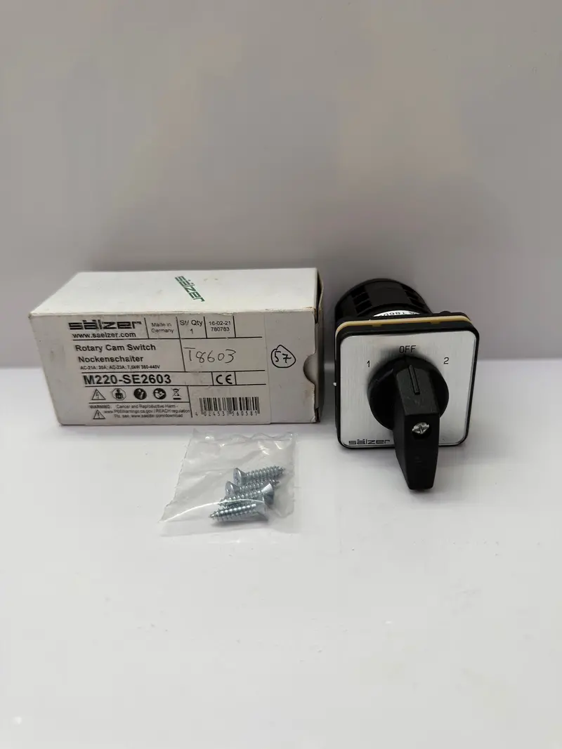 Salzer Rotary Cam Switch M220-Se2603 1