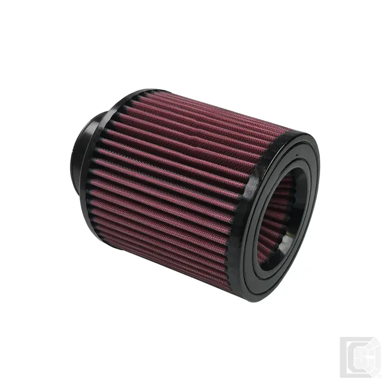Sb - Air Filter For Intake Kits 75-2557 Oiled Cotton Cleanable 7 Inch Red   - Kf-1015 1