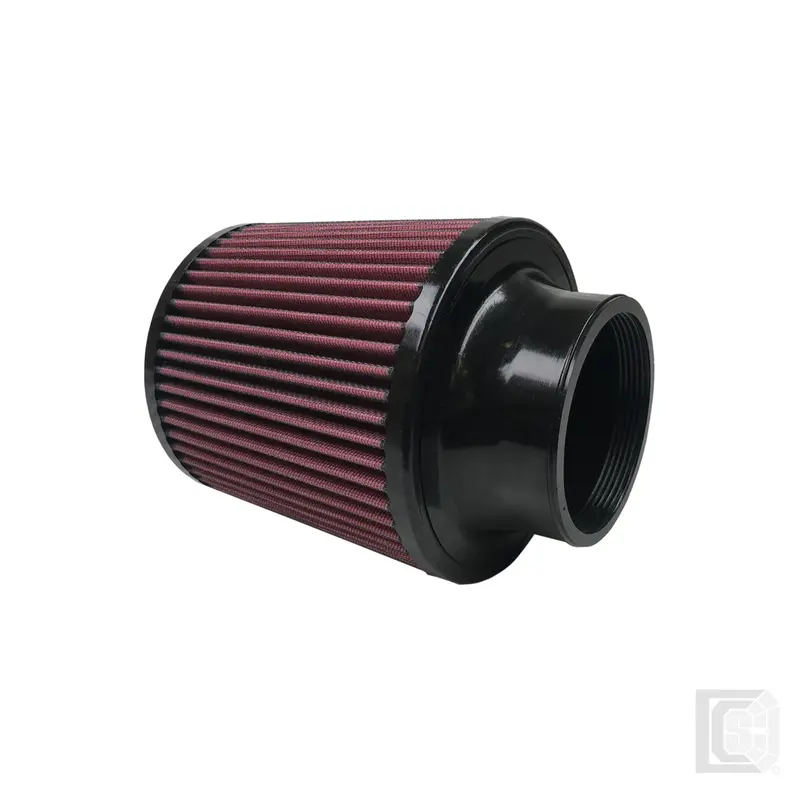 Sb - Air Filter For Intake Kits 75-2557 Oiled Cotton Cleanable 7 Inch Red - Kf-1015 2