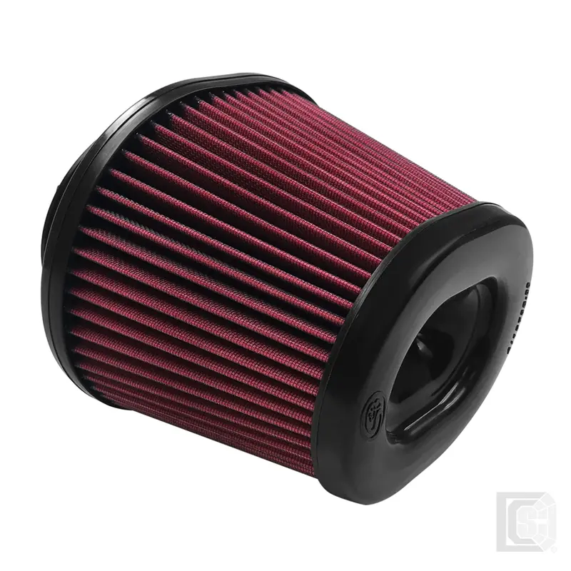 Sb - Air Filter For Intake Kits 75-5105,75-5054 Oiled Cotton Cleanable Red - Kf-1051 1