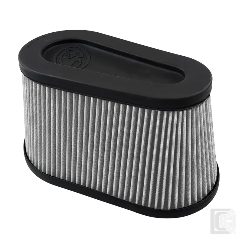 Sb - Air Filter For Intake Kits 75-5136 / 75-5136D Dry Extendable White - Kf-1076D 1