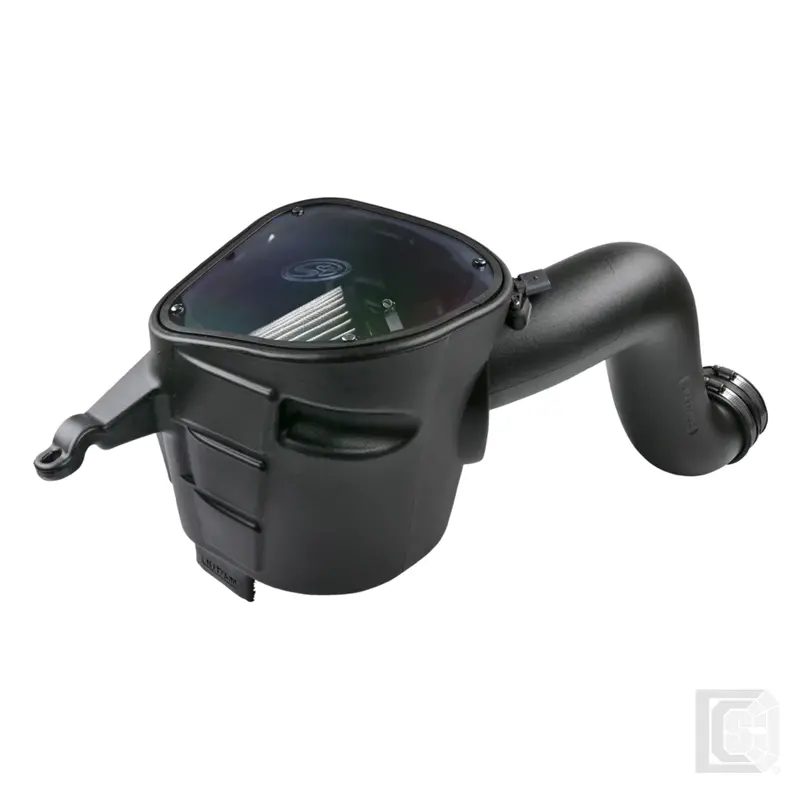Sb - Cold Air Intake For 03-07 Dodge Ram 2500 3500 5.9L Cummins Dry Extendable White  - 75-5094D 1