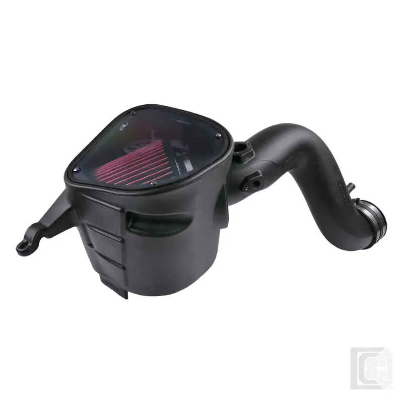 Sb - Cold Air Intake For 07-09 Dodge Ram 2500 3500 4500 5500 6.7L Cummins Cotton Cleanable Red  - 75-5093 1