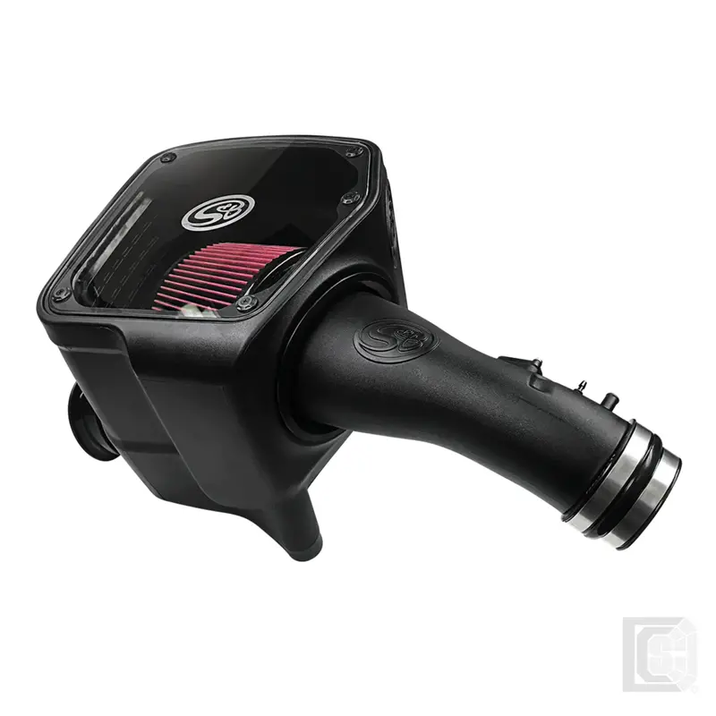 Sb - Cold Air Intake For 07-21 Toyota Tundra V8 5.7L Oiled Cotton Cleanable Red  - 75-5039 1