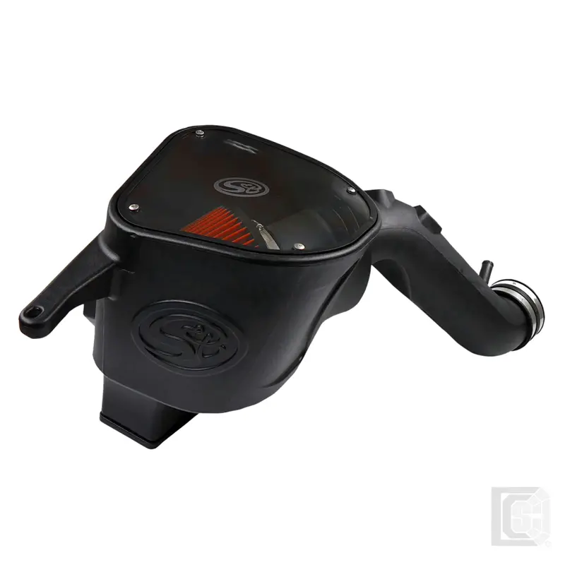 Sb - Cold Air Intake For 10-12 Dodge Ram 2500 3500 6.7L Cummins Cotton Cleanable Red  - 75-5092 1