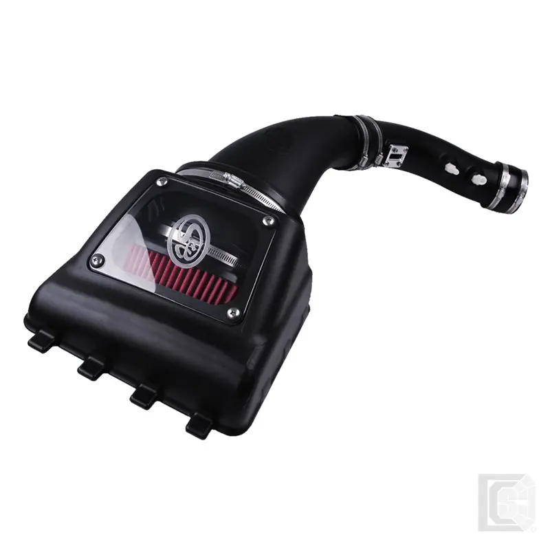 Sb - Cold Air Intake For 10-16 Ford F150 V8-6.2L Raptor Oiled Cotton Cleanable Red  - 75-5077 1