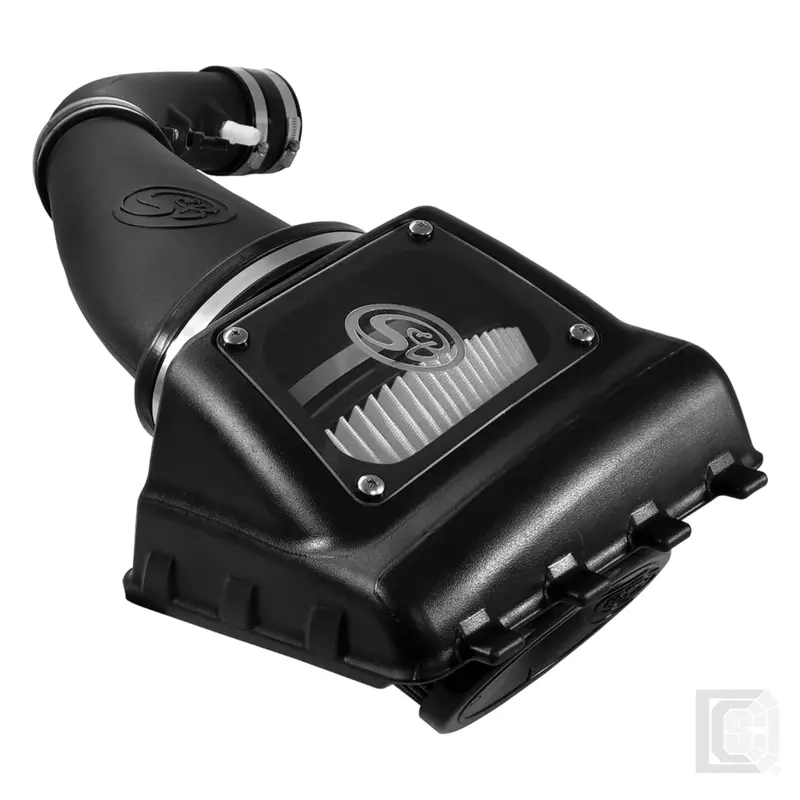 Sb - Cold Air Intake For 11-16 Ford F250, F350 V8-6.2L Dry Dry Extendable White  - 75-5108D 1