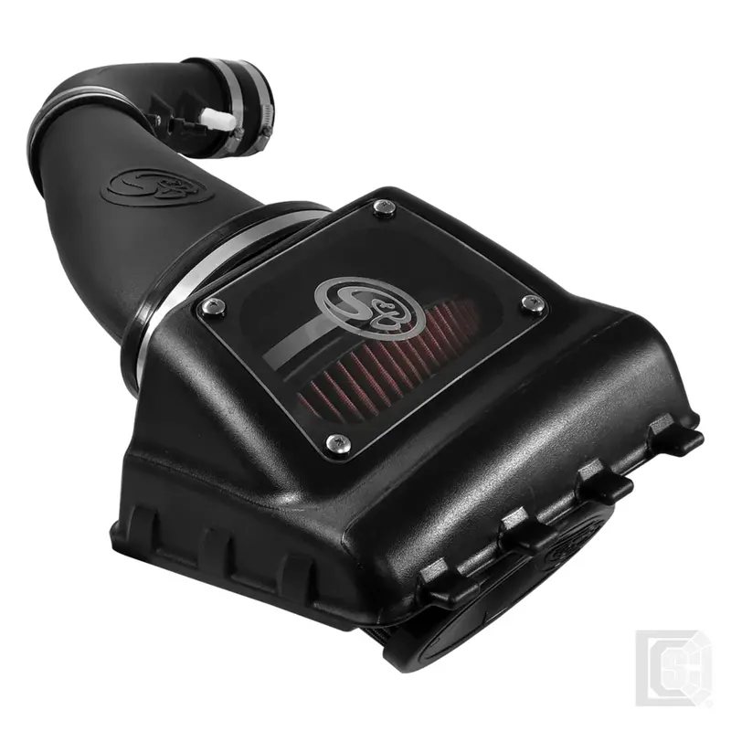 Sb - Cold Air Intake For 11-16 Ford F250, F350 V8-6.2L Oiled Cotton Cleanable Red  - 75-5108 1