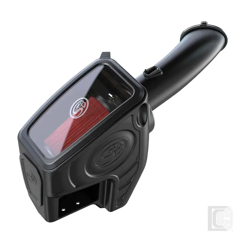 Sb - Cold Air Intake For 11-16 Ford F250 F350 V8-6.7L Powerstroke Cotton Cleanable Red  - 75-5104 1