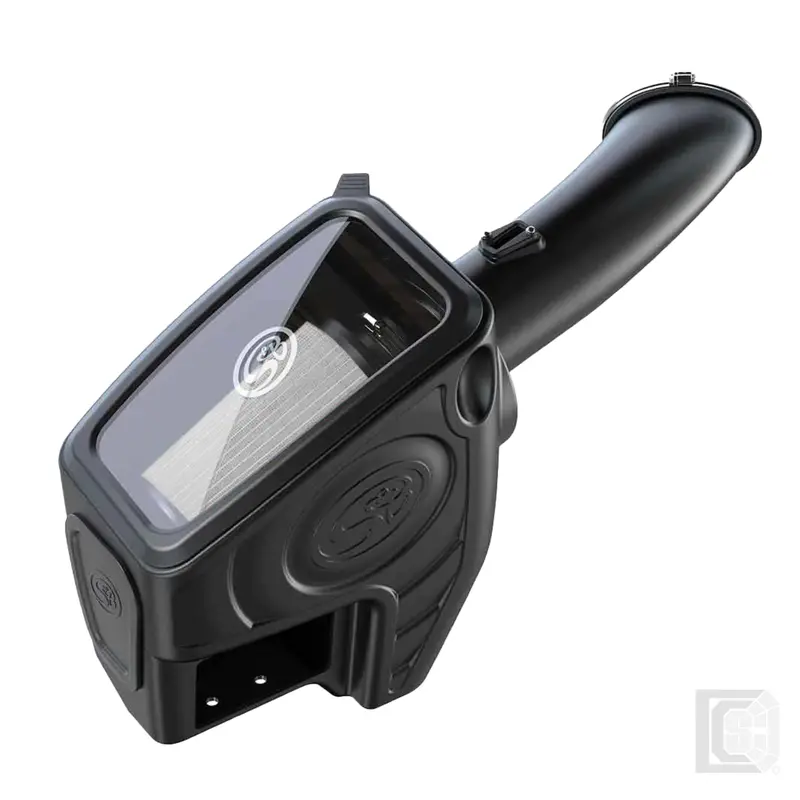 Sb - Cold Air Intake For 11-16 Ford F250 F350 V8-6.7L Powerstroke Dry Extendable White  - 75-5104D 1
