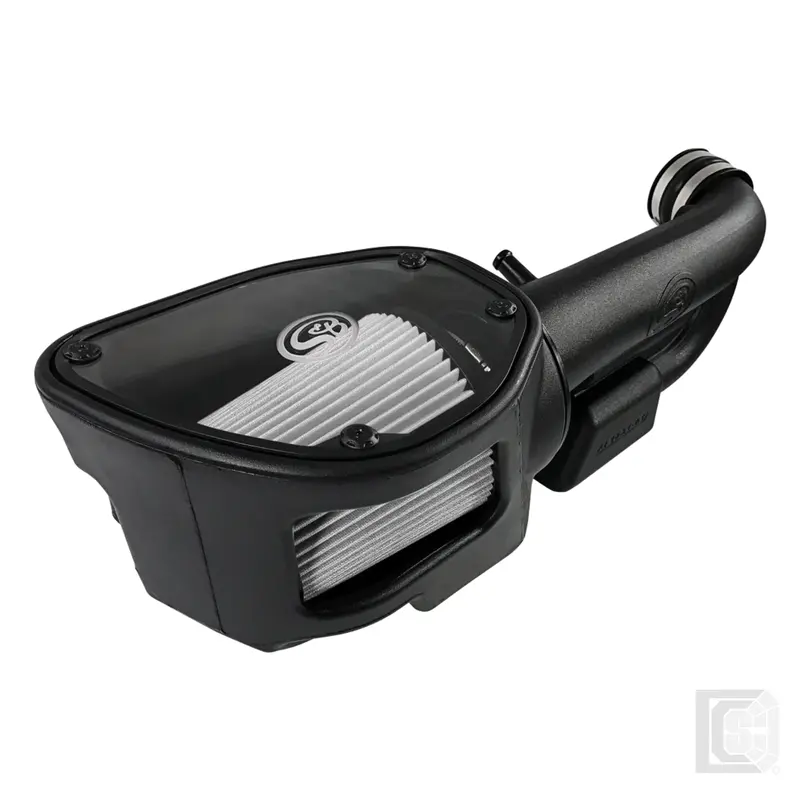 Sb - Cold Air Intake For 12-18 Jeep Wrangler Jk V6-3.6L Dry Extendable White - 75-5060D 1
