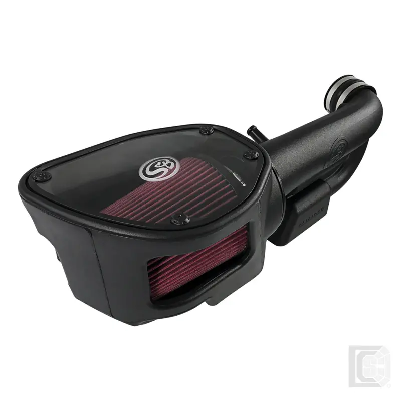 Sb - Cold Air Intake For 12-18 Jeep Wrangler Jk V6-3.6L Oiled Cotton Cleanable Red  - 75-5060 1