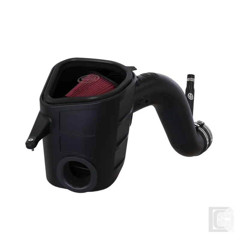 Sb - Cold Air Intake For 13-18 Dodge Ram 2500 3500 L6-6.7L Cummins Cotton Cleanable Red  - 75-5068 1