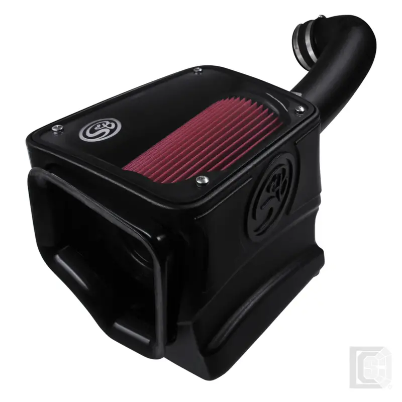 Sb - Cold Air Intake For 14-16 Silverado/ Sierra 1500 5.3L, 6.2L, 15-16 Tahoe, Suburban, Yukon (Xl)(Denali) 1500 5.3L, 6.2L Cotton Cleanable Red  - 75-5069 1