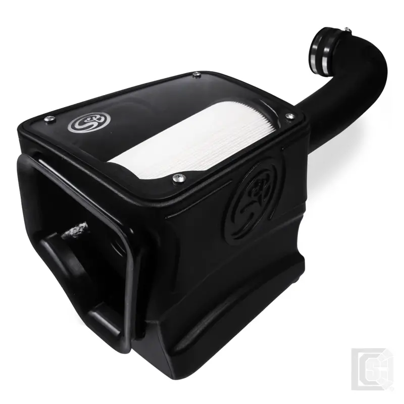 Sb - Cold Air Intake For 14-16 Silverado/ Sierra 1500 5.3L, 6.2L, 15-16 Tahoe, Suburban, Yukon (Xl)(Denali) 1500 5.3L, 6.2L Dry Extendable White  - 75-5069D 1