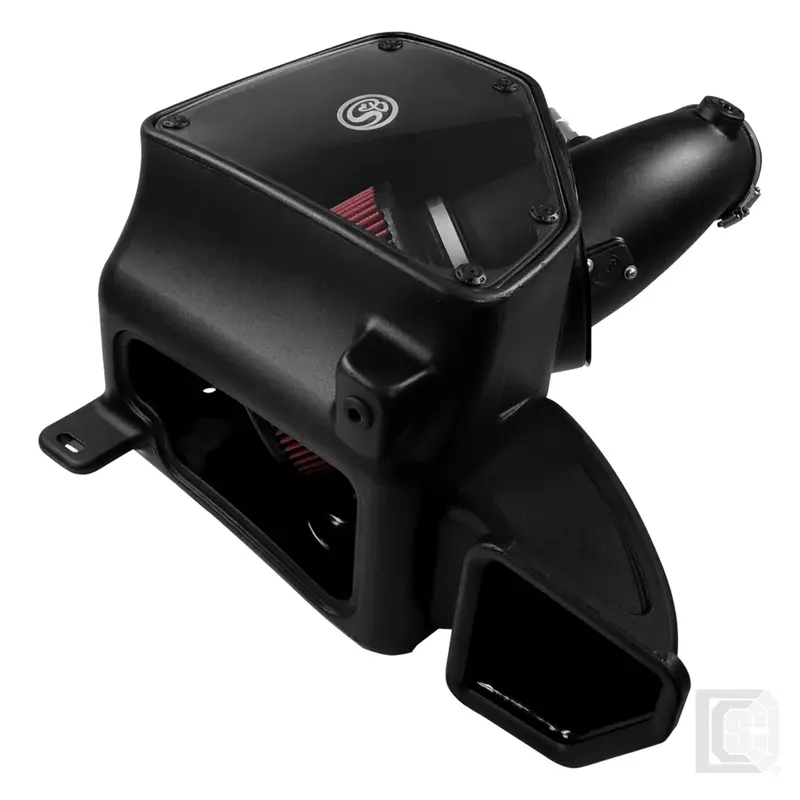 Sb - Cold Air Intake For 14-18 Dodge Ram 2500/ 3500 Hemi V8-6.4L Cotton Cleanable Red - 75-5087 1