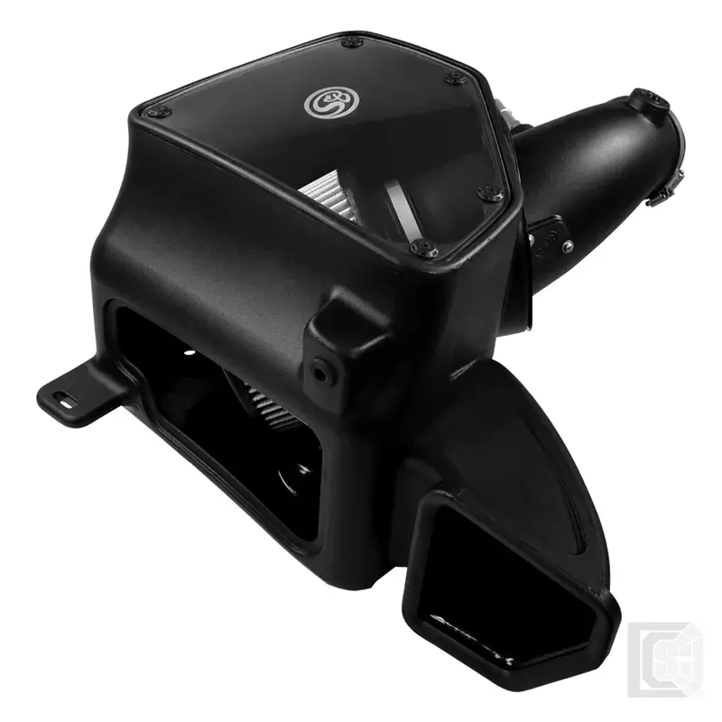 Sb - Cold Air Intake For 14-18 Dodge Ram 2500/ 3500 Hemi V8-6.4L Dry Extendable White - 75-5087D 1