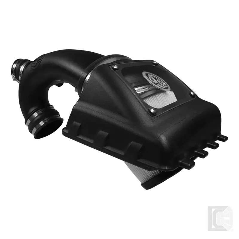 Sb - Cold Air Intake For 15-17 Ford Expedition 3.5L Ecoboost Dry Extendable White  - 75-5130D 1