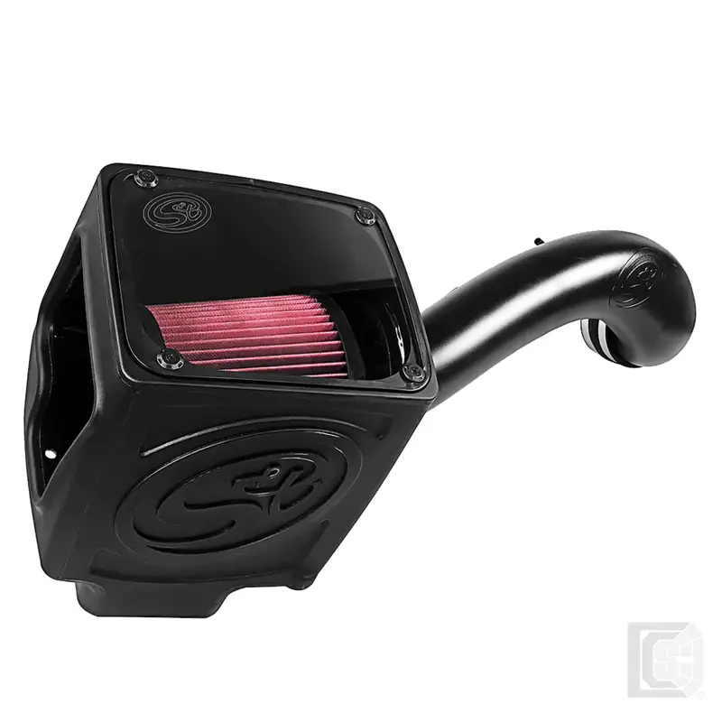 Sb - Cold Air Intake For 16-19 Silverado/Sierra 2500, 3500 6.0L Cotton Cleanable Red  - 75-5110 1