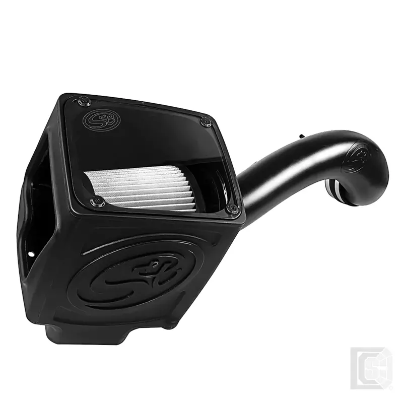 Sb - Cold Air Intake For 16-19 Silverado/Sierra 2500, 3500 6.0L Dry Extendable White  - 75-5110D 1