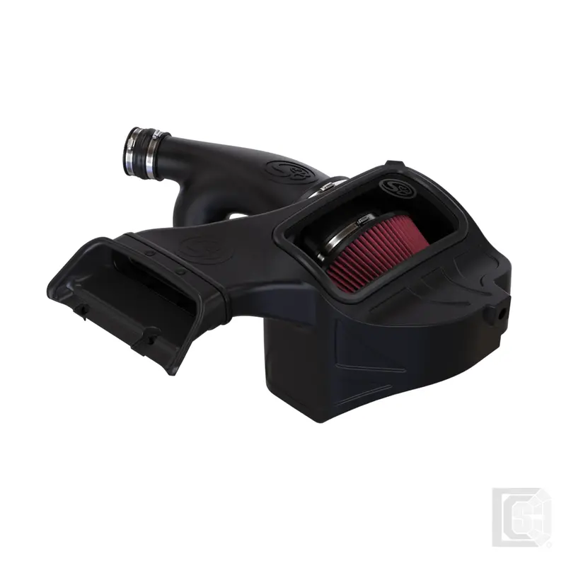 Sb - Cold Air Intake For 18-22 Ford F150 Raptor Ecoboost Cotton Cleanable Red  - 75-5122 1