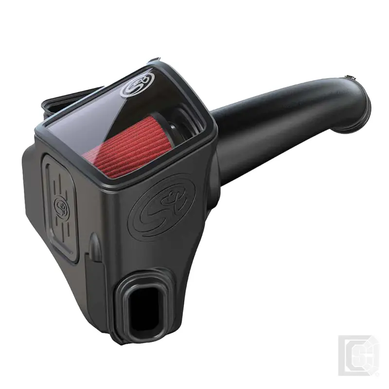 Sb - Cold Air Intake For 20-21 Chevrolet Silverado Gmc Sierra V8-6.6L L5p Duramax Cotton Cleanable  - 75-5136 1