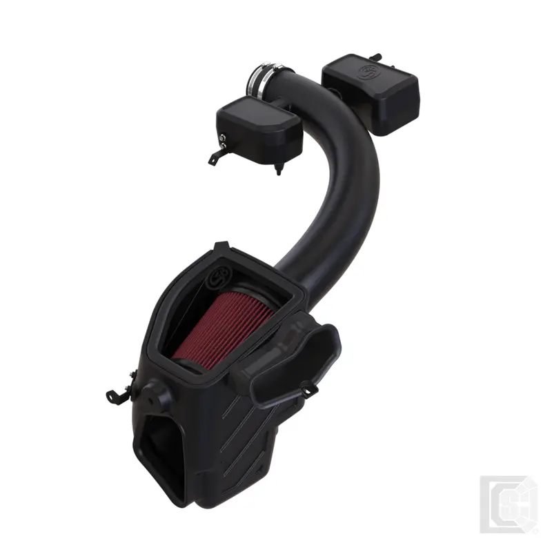 Sb - Cold Air Intake For 20-22 Ford F250 F350 6.2L Gas Cotton Cleanable Filter  - 75-5187 1