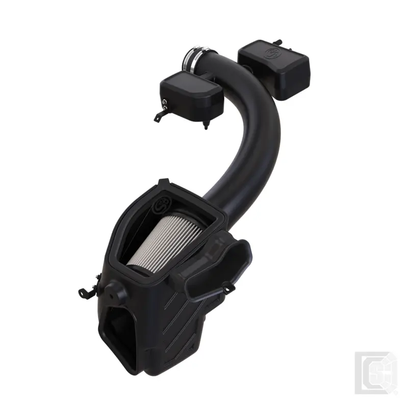 Sb - Cold Air Intake For 20-22 Ford F250 F350 6.2L Gas Dry Extendable Filter  - 75-5187D 1