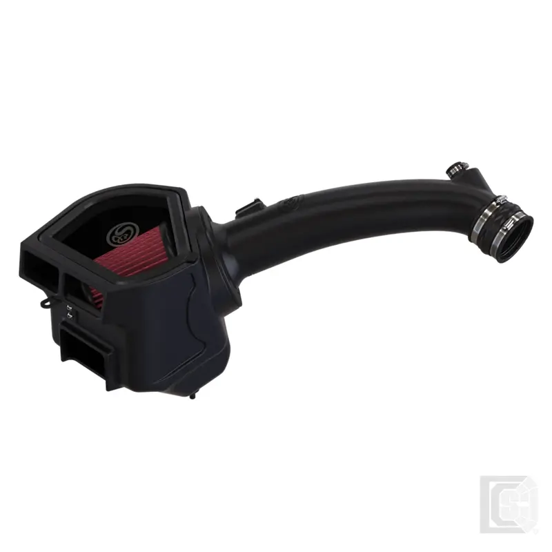 Sb - Cold Air Intake For 20-23 Jeep Wrangler / Gladiator 3.0L Ecodiesel Cotton Cleanable Red  - 75-5145 1