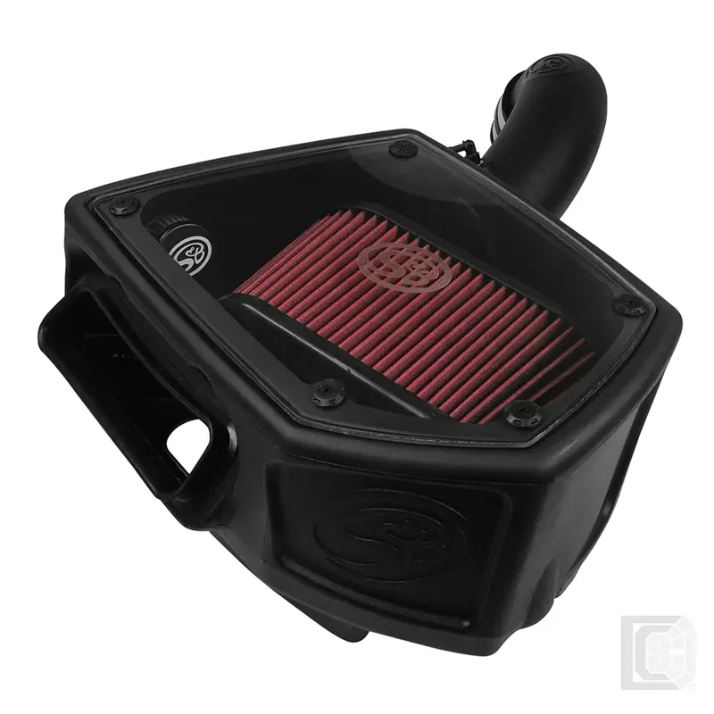 Sb - Cold Air Intake For 2015-2017 Vw Mk7 Gti/R Audi 8V S3/A3 Cotton Cleanable Red  - 75-5107 1
