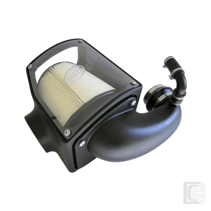 Sb - Cold Air Intake For 92-00 Gmc K-Series V8-6.5L Duramax Dry Extendable White  - 75-5045D 1