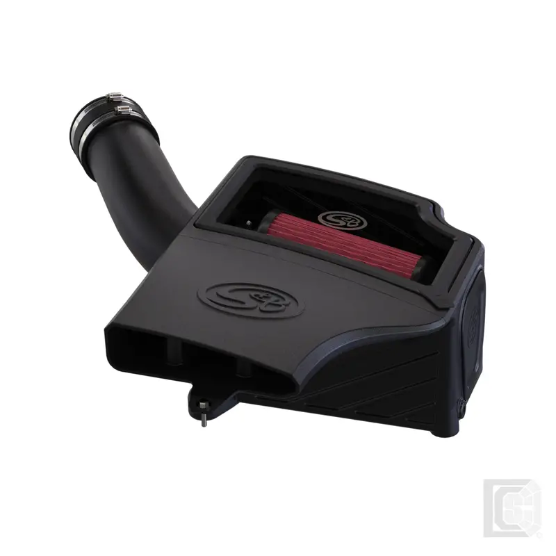 Sb - Cold Air Intake For 94-97 Ford F250 F350 V8-7.3L Powerstroke Cotton Cleanable Red  - 75-5131-1 1