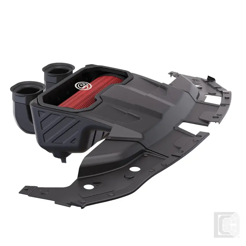 Sb - Cold Air Intake For The 21-22 Ram 1500 Trx V8 6.2L Cotton Cleanable Red  - 75-5150 1