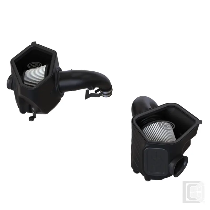 Sb -  Cold Air Intake Kit For The 2022-2023 Toyota Tundra V6 3.4L And 3.4L Hybrid - Dry Extendable Filter - 75-5163D 1